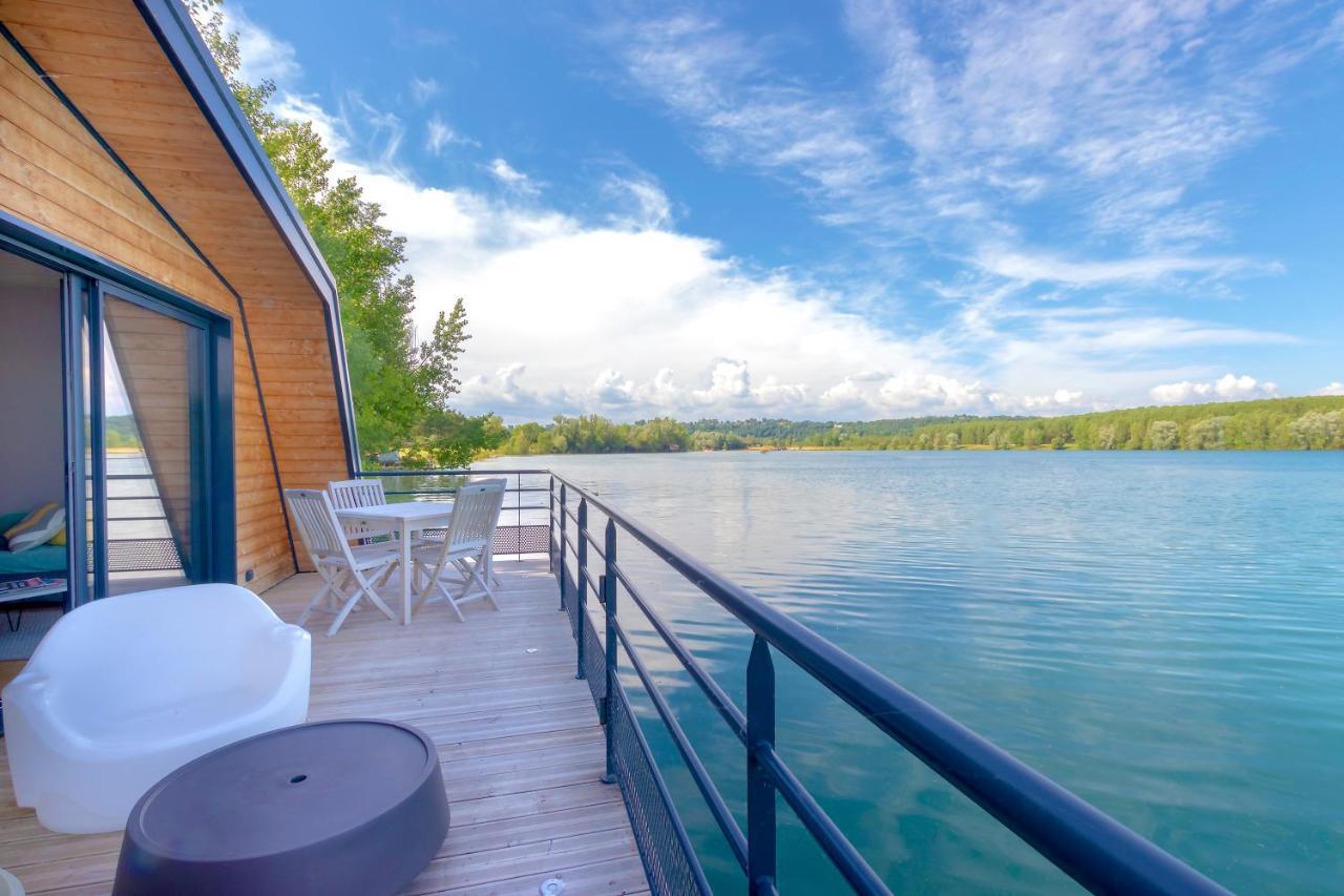 Maison Flottante - Houseboat - Baurech Insolite 외부 사진