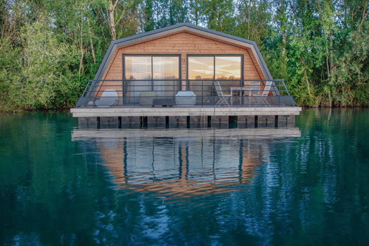 Maison Flottante - Houseboat - Baurech Insolite 외부 사진